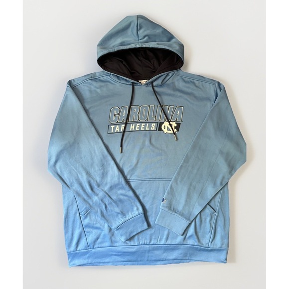 University Of North Carolina Tar Heels Hoodie Men XL Blue Champion Sweatshirt - Picture 1 of 7